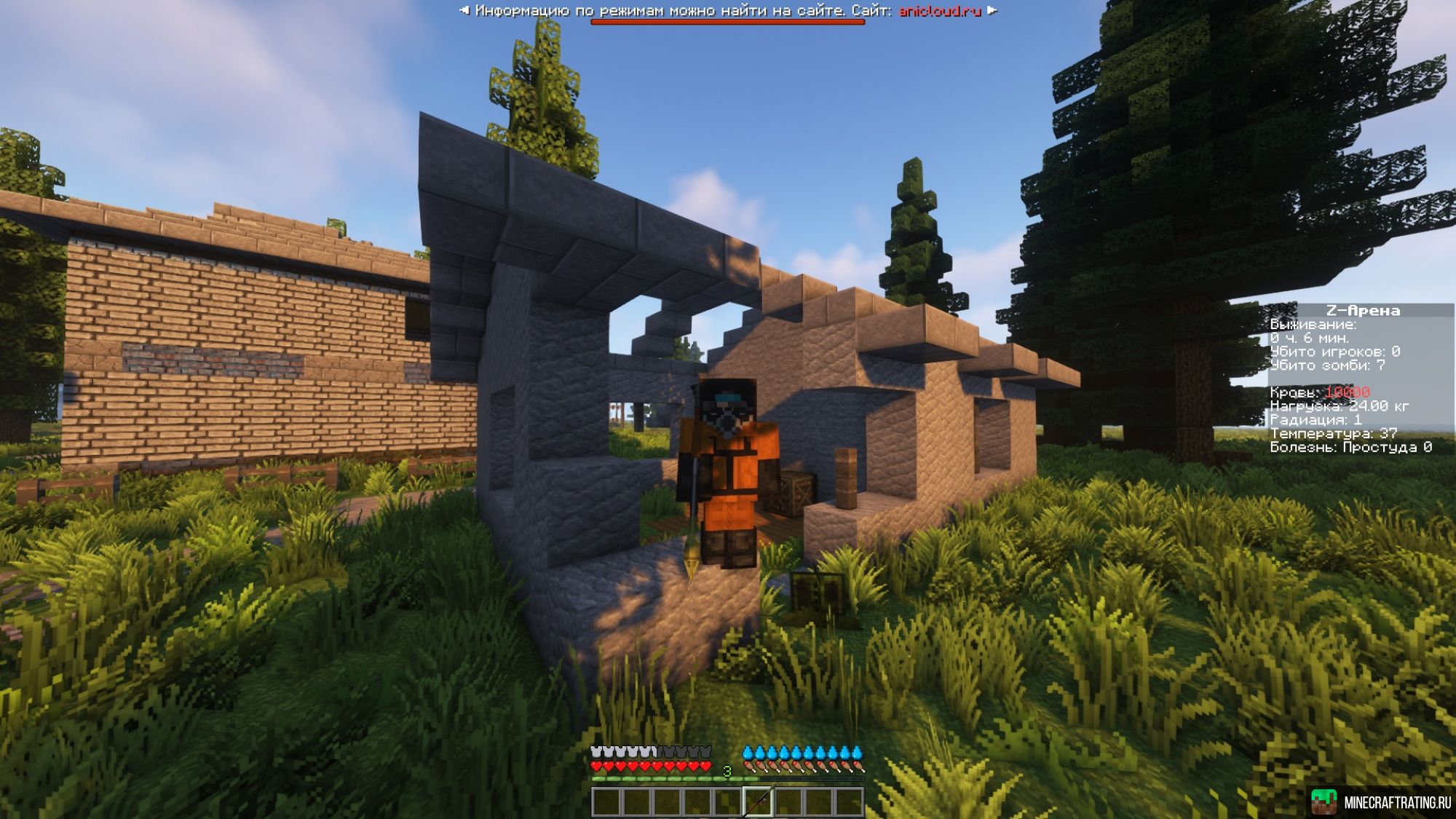 Anicloud ➜ Анархия, выживание, мини-игры⭐ сервер Майнкрафт