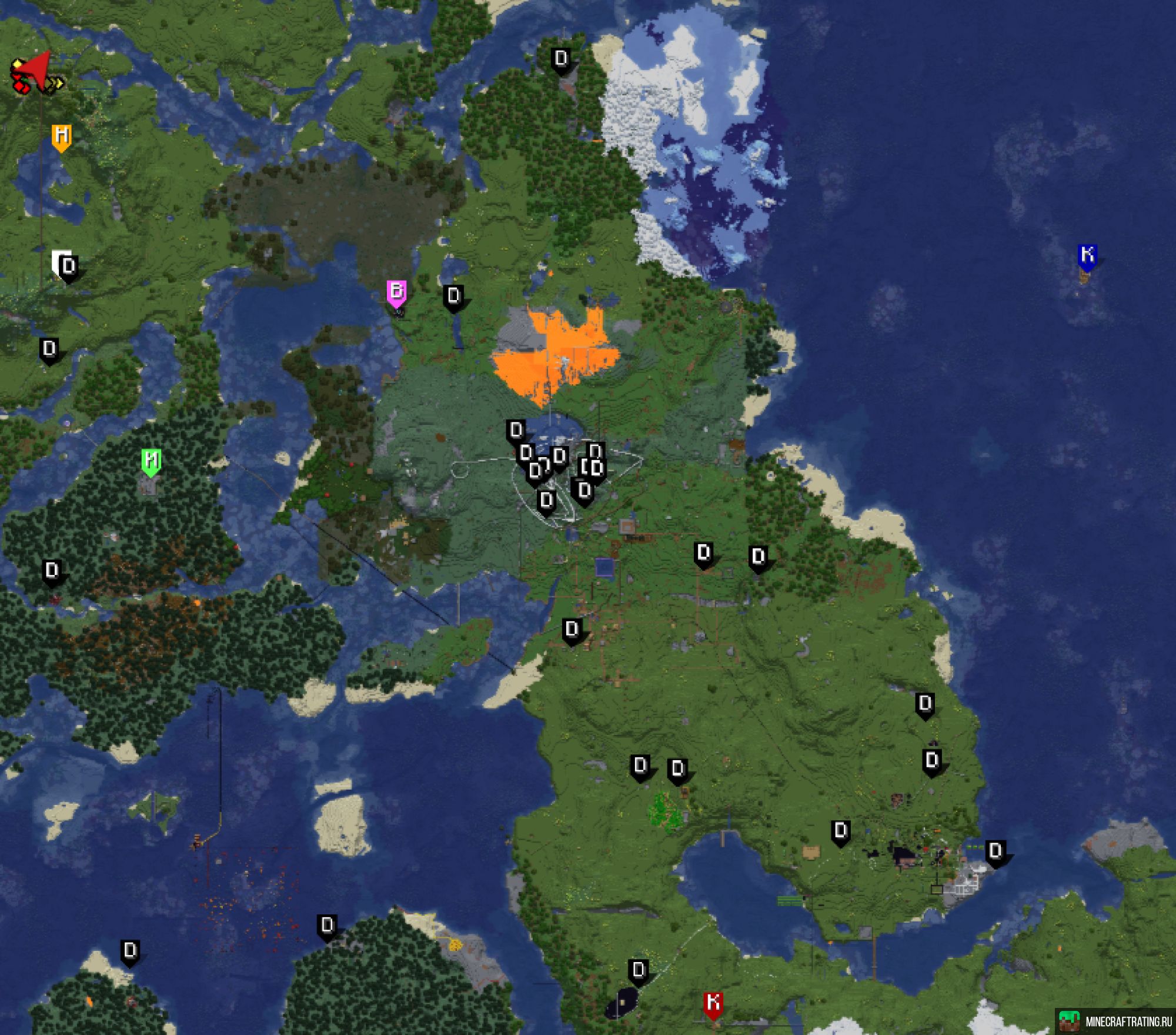 Аквариум 228 сервер Майнкрафт