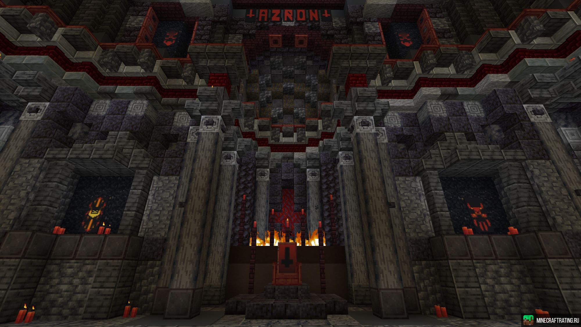 Azron: Выживание. Анархия. Ванилла. сервер Майнкрафт
