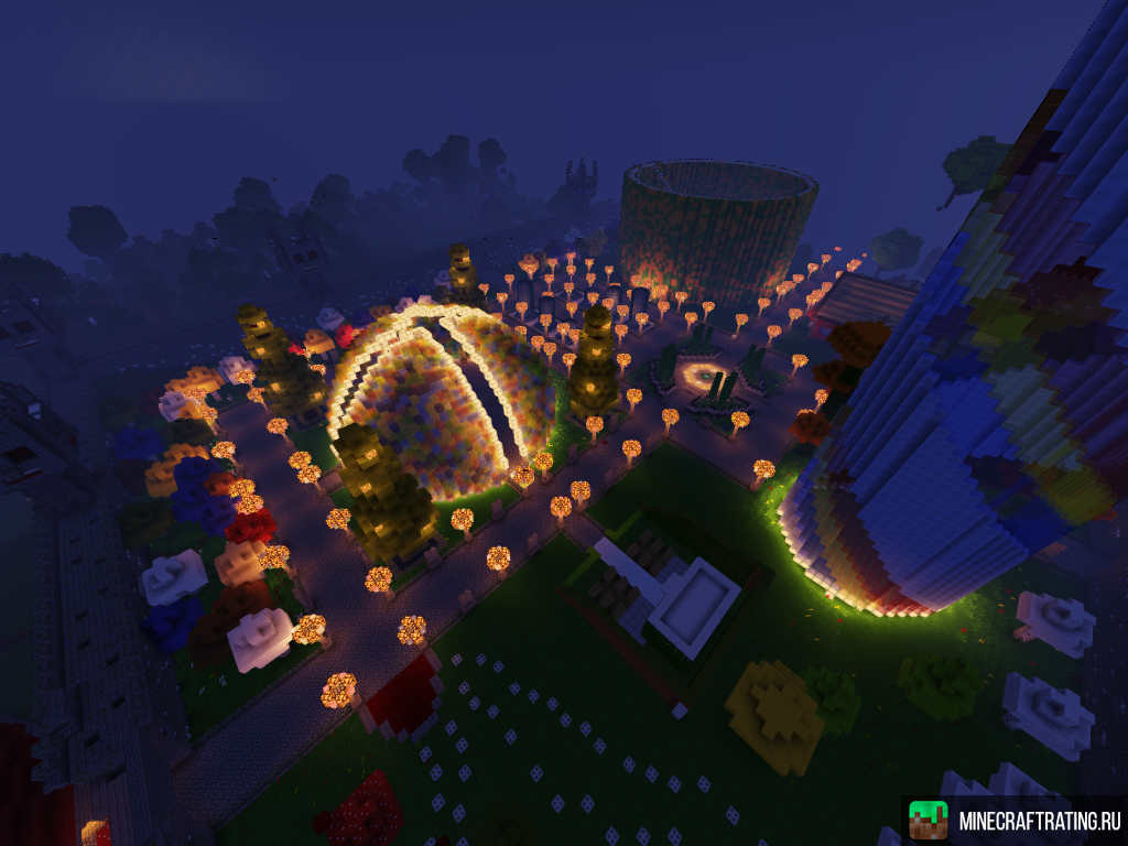 Mushroom planet сервер Майнкрафт