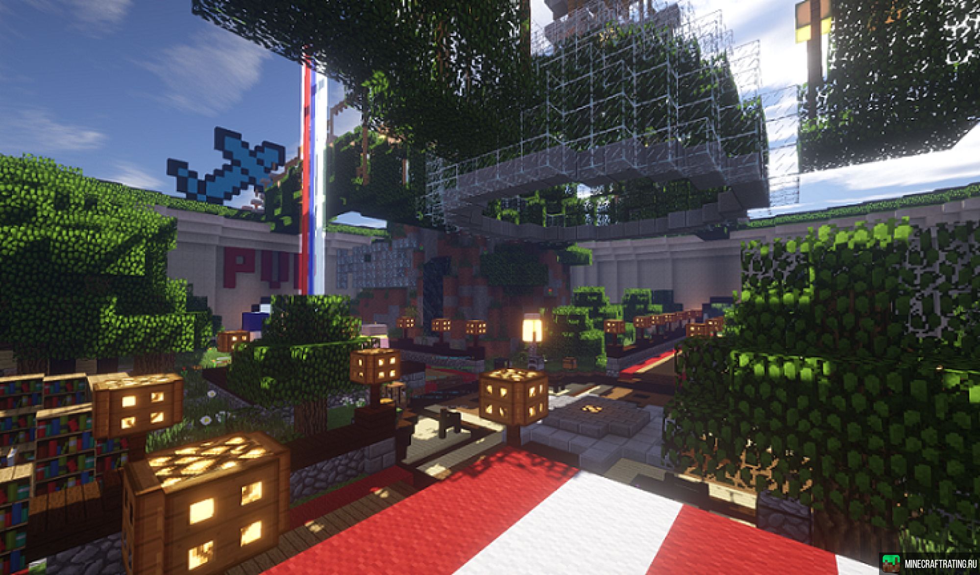 CyberCraft Выживание сервер с голосовом чатом сервер Майнкрафт