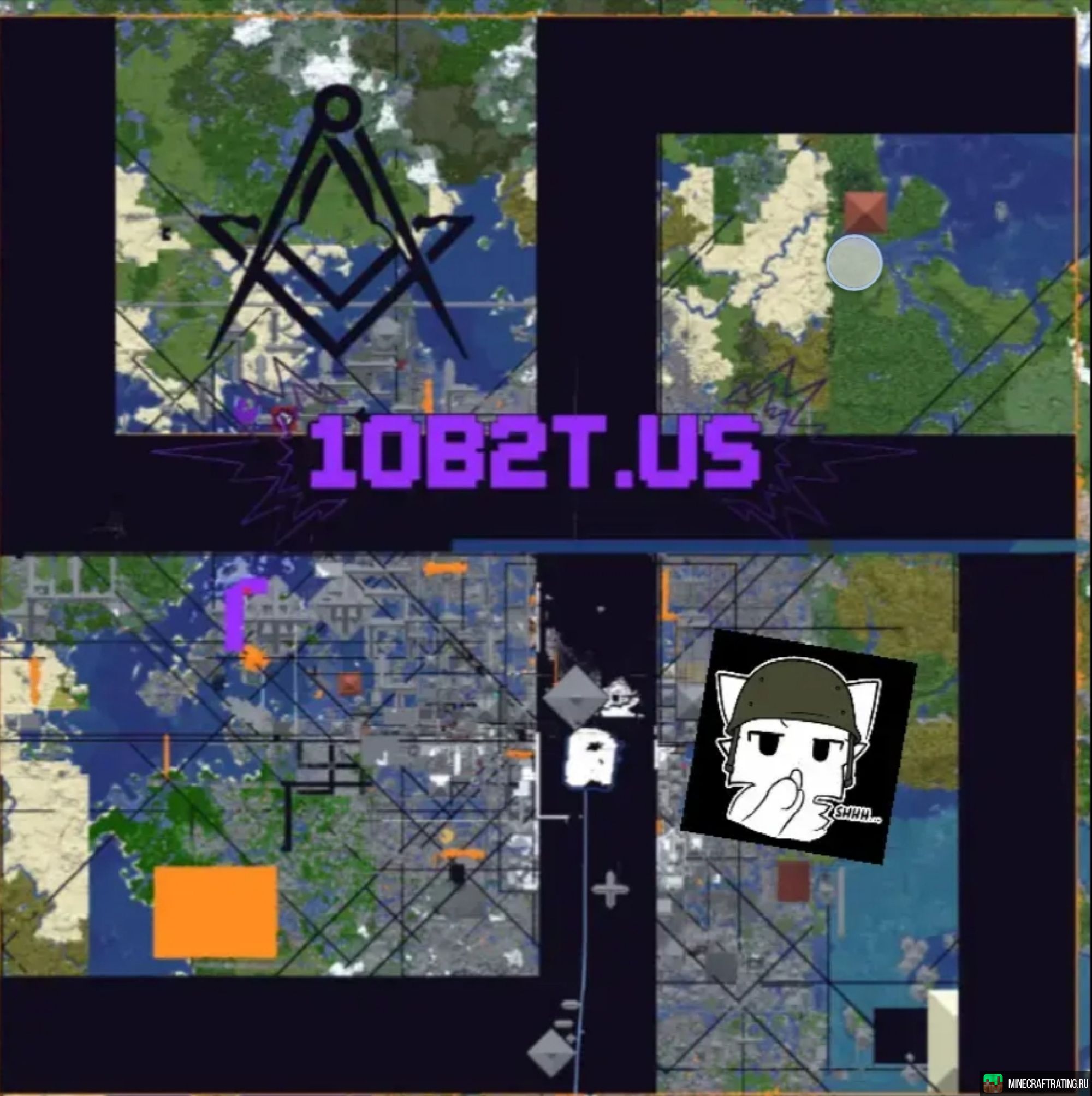 𝘼𝙣𝙖𝙧𝙘𝙝𝙮 𝙨𝙚𝙧𝙫𝙚𝙧 10𝘽2𝙏 сервер Майнкрафт