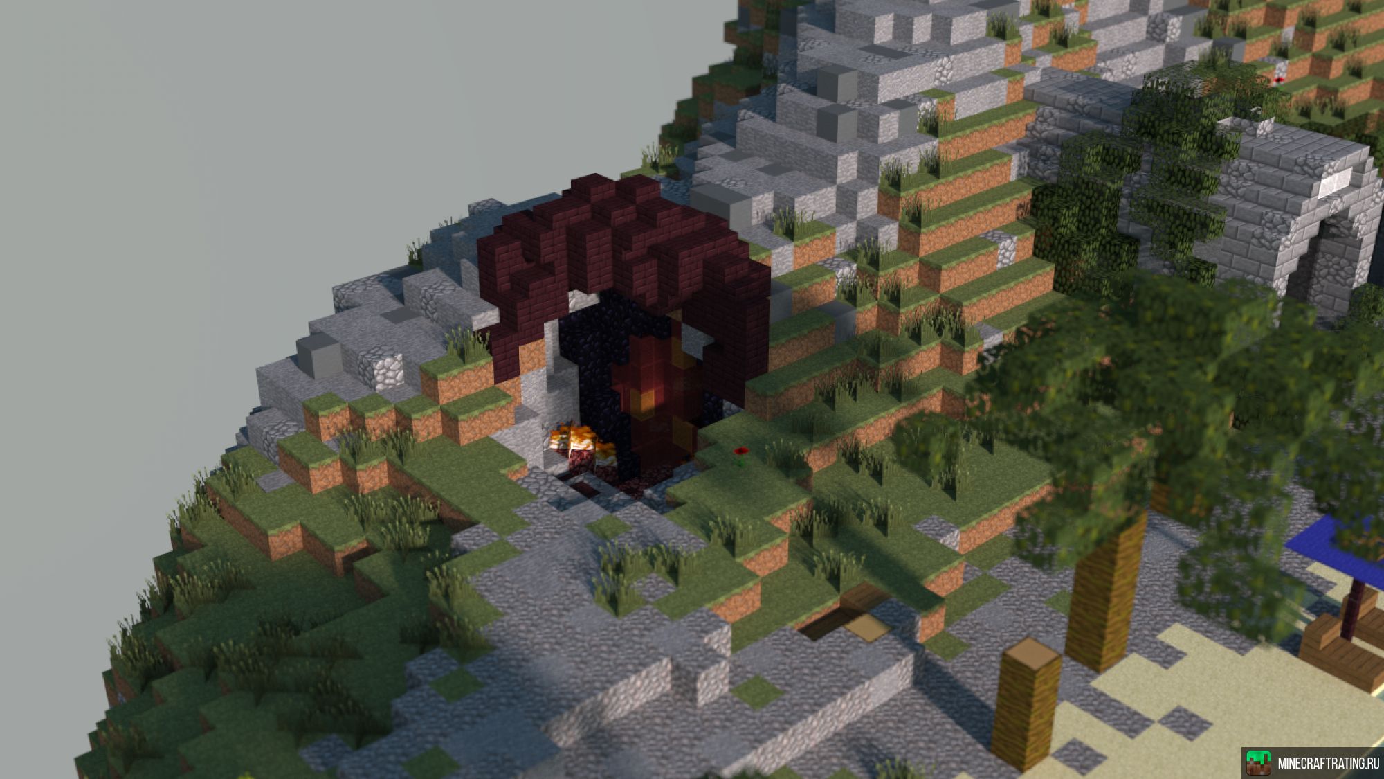 RybahaMine - майнкрафт выживание 1.12.2 - 1.16.5 сервер Майнкрафт