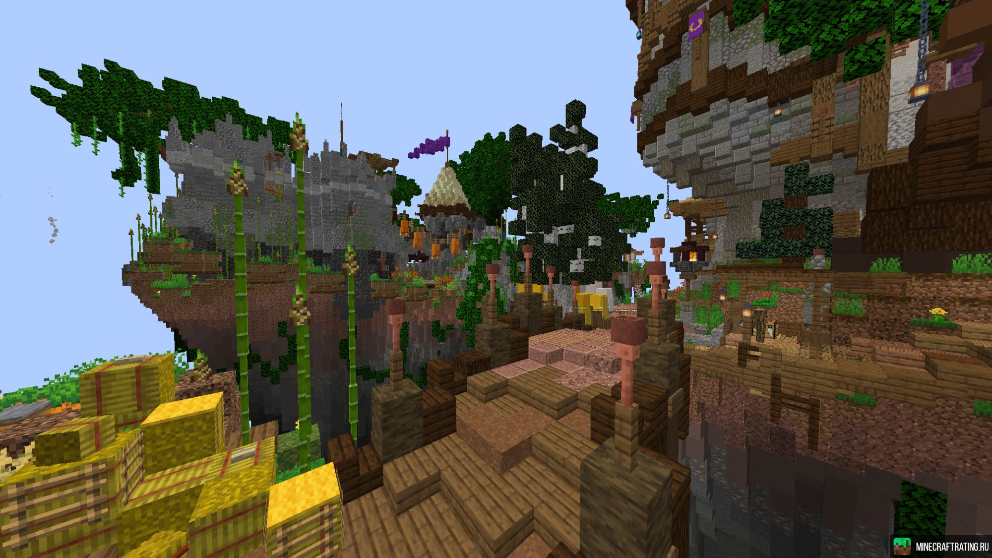 🍬Conquest Club🍬 🐷Выживание, 🌳СкайБлок сервер Майнкрафт