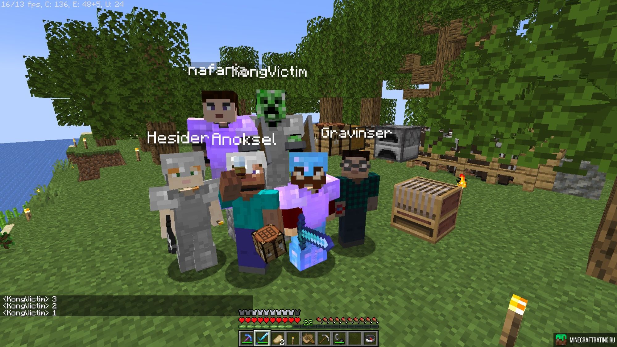 BirchCraft vanilla сервер Майнкрафт