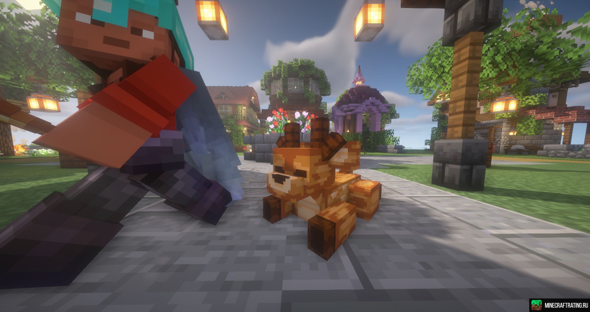 🌄 Исследуй 🏗️ Строй 👥 Встречай друзей 🎉 Празднуй сервер Майнкрафт