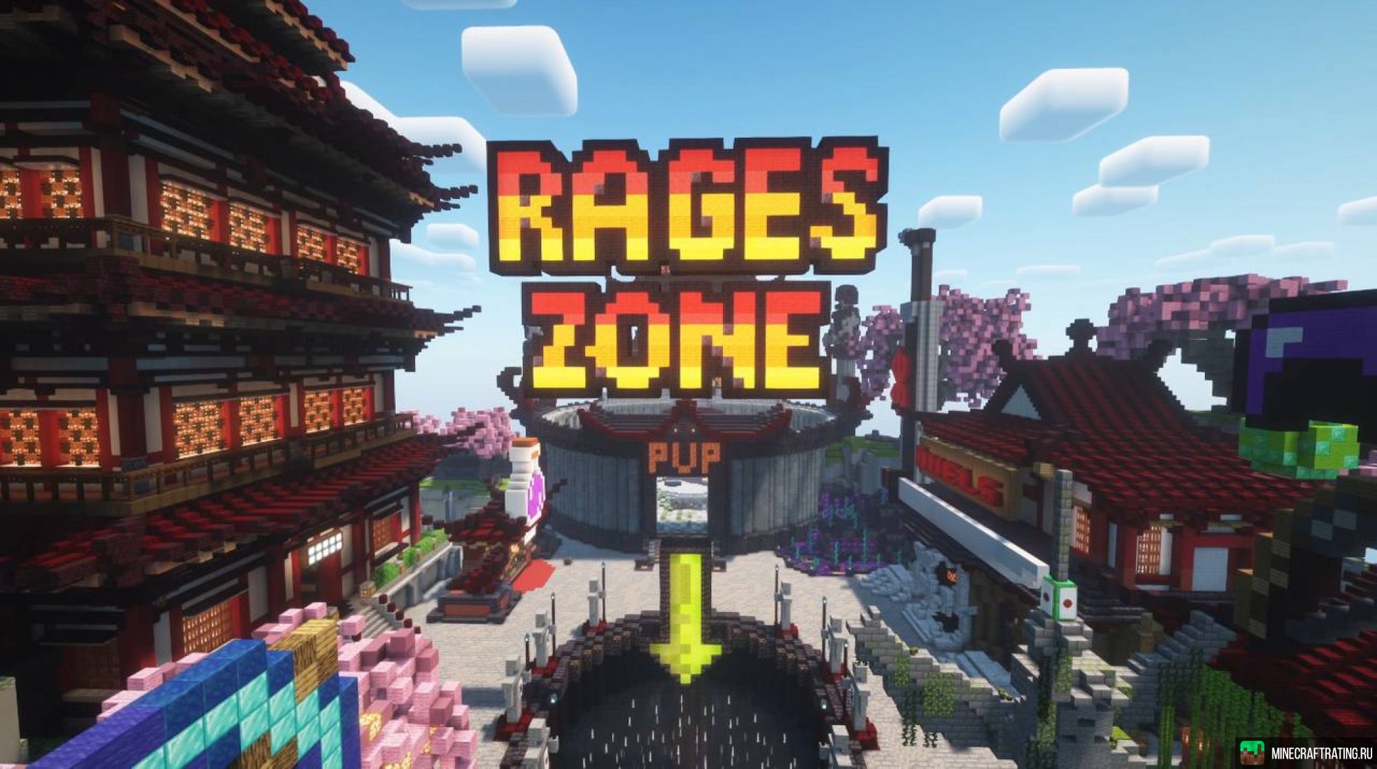 RAGES.ZONE (1.16.4 - 1.21.7) АНАРХИЯ сервер Майнкрафт