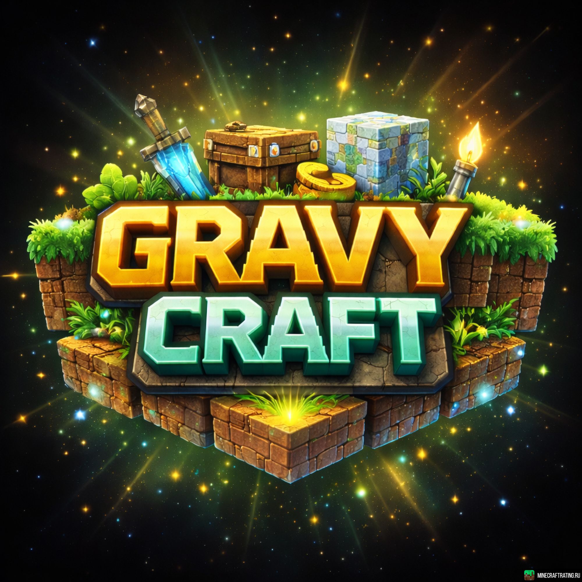 Скриншот GravyCraft сервер Майнкрафт