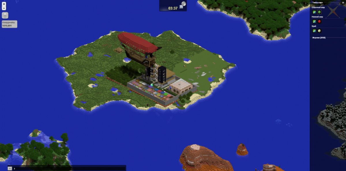 Скриншот Minnie сервер Майнкрафт