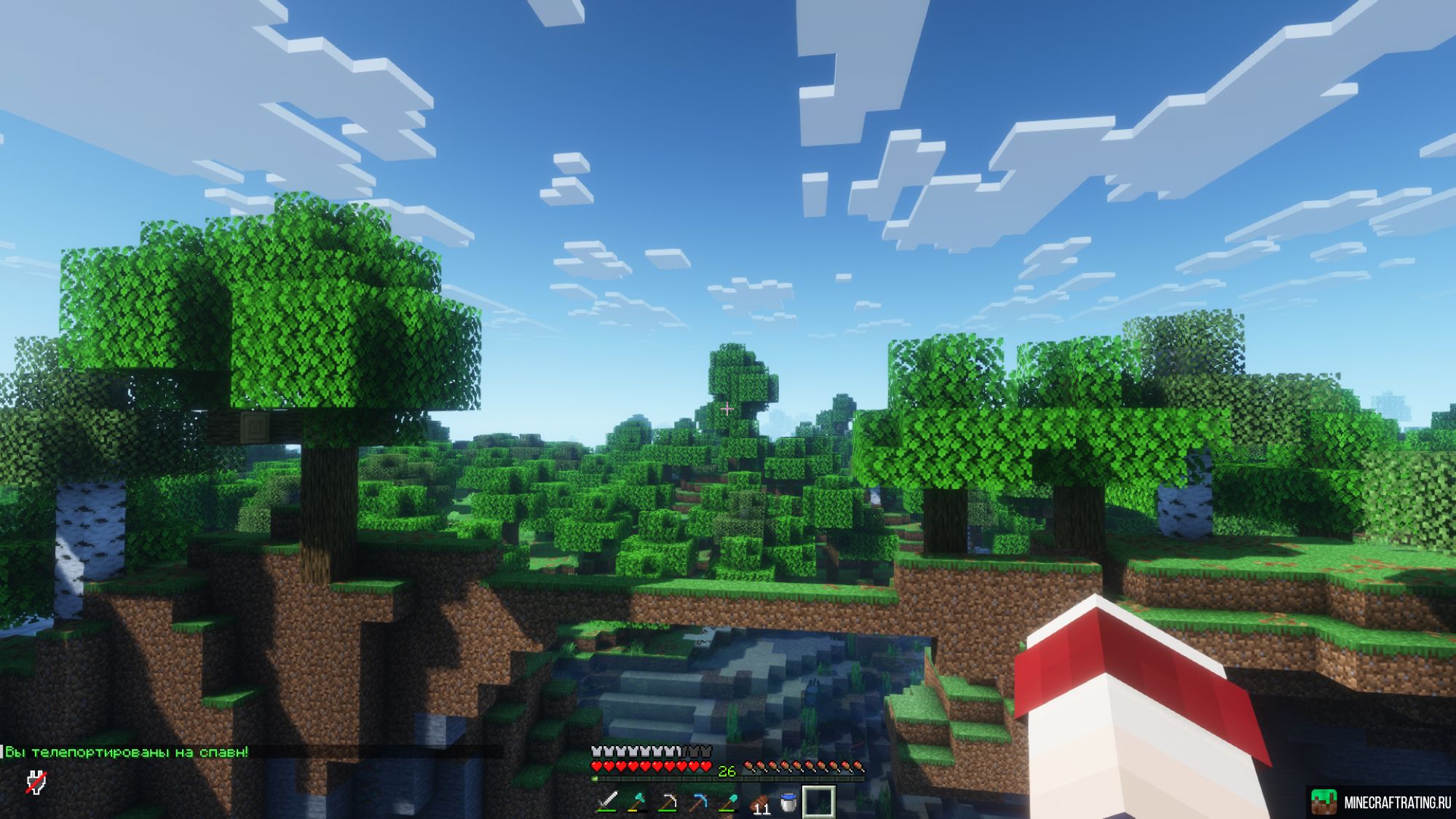 Скриншот SERVACHUCK приватный сервер Майнкрафт