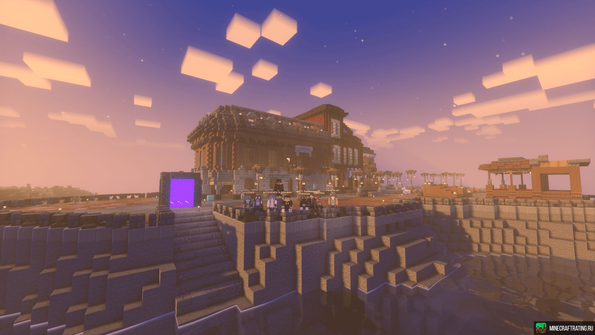 Скриншот MakeABuilders сервер Майнкрафт