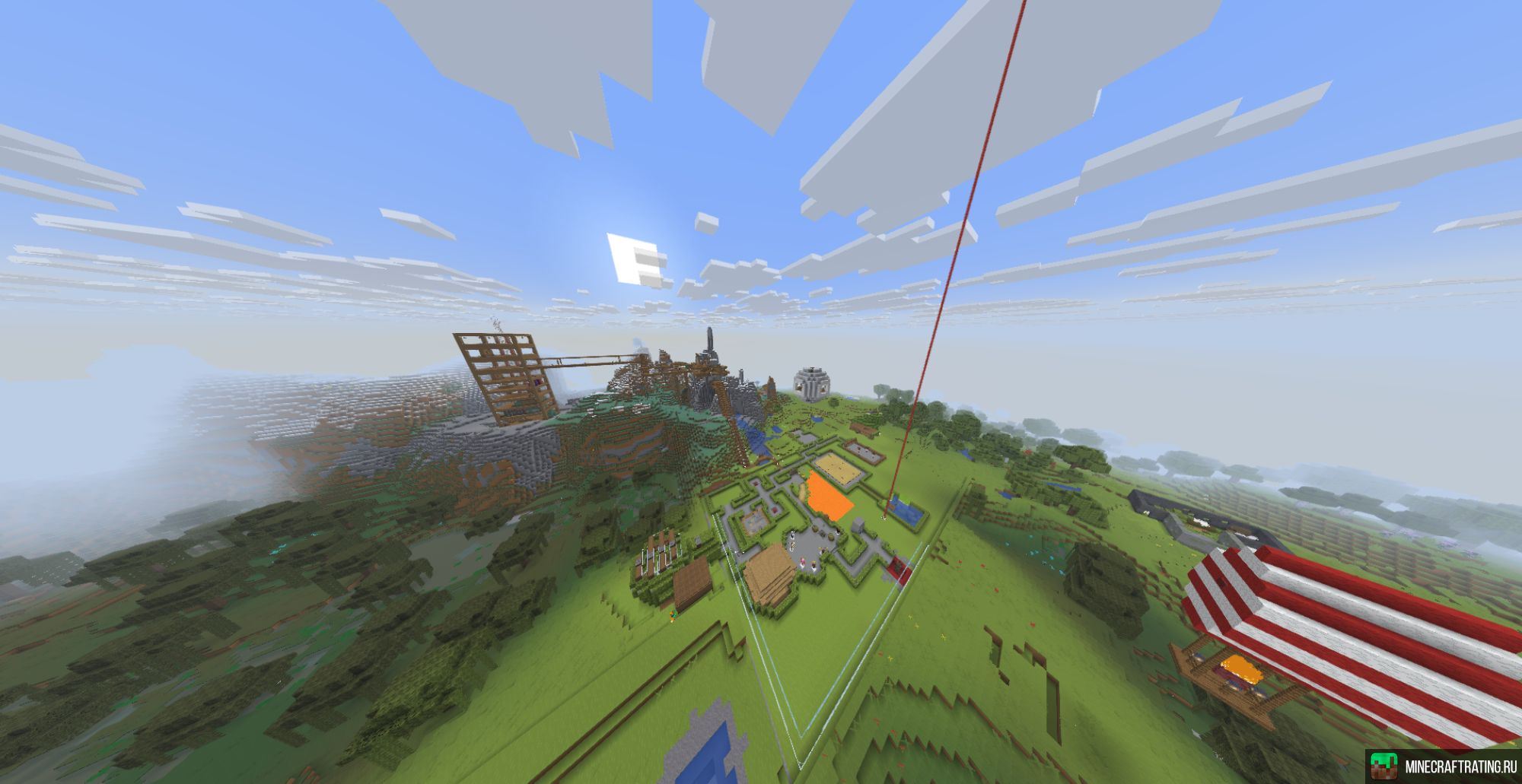 Скриншот YZ Project ванильное выживание сервер Майнкрафт