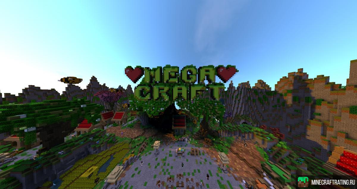 Скриншот MegaCraft 1.8-1.18+ Выживание сервер Майнкрафт