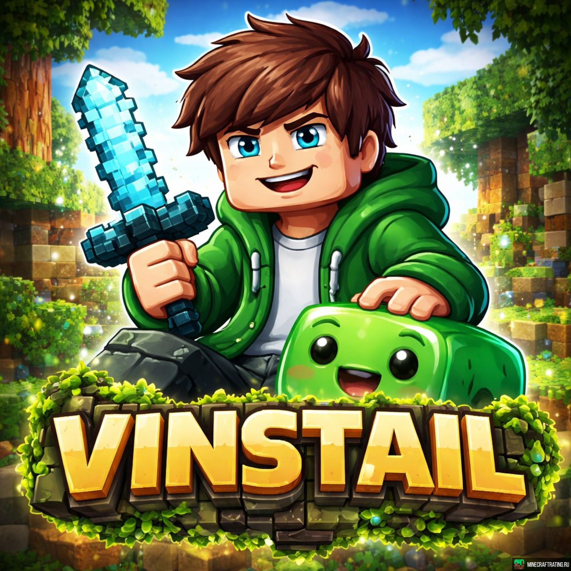 Скриншот vinstail.mcmod.ru сервер Майнкрафт