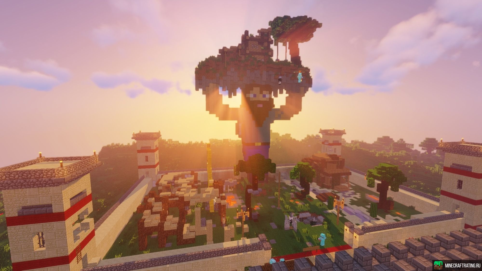 Скриншот ❤️ PlayMine ❤️ SkyBlock, BedWars, Murder, SkyWars🤠 сервер Майнкрафт