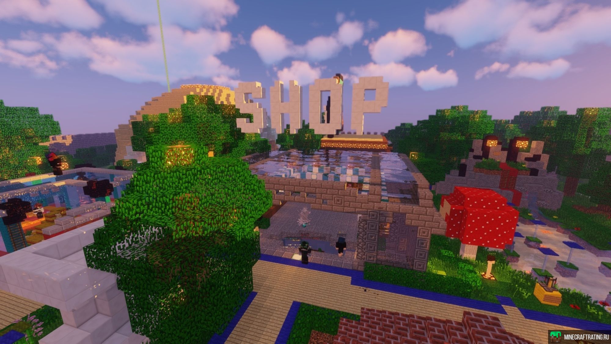 Скриншот ❤️ PlayMine ❤️ SkyBlock, BedWars, Murder, SkyWars🤠 сервер Майнкрафт