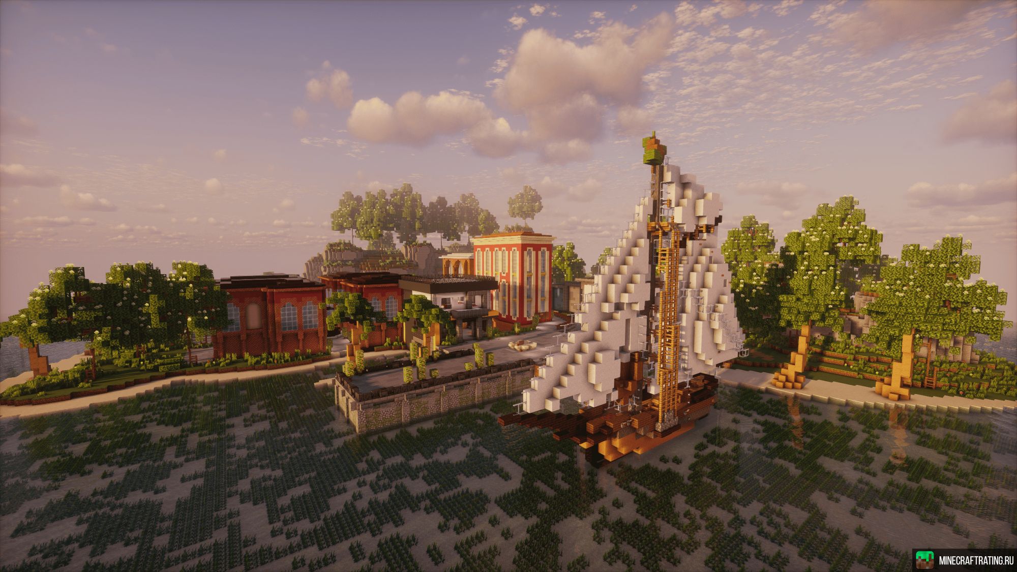 Скриншот 🔥RestartCraft🔥| Survival SkyBlock Creative сервер Майнкрафт