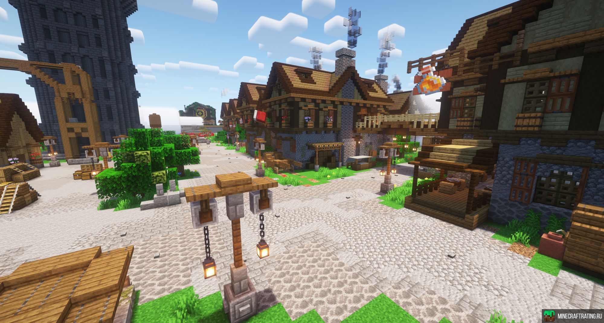 Скриншот QvMine сервер Майнкрафт