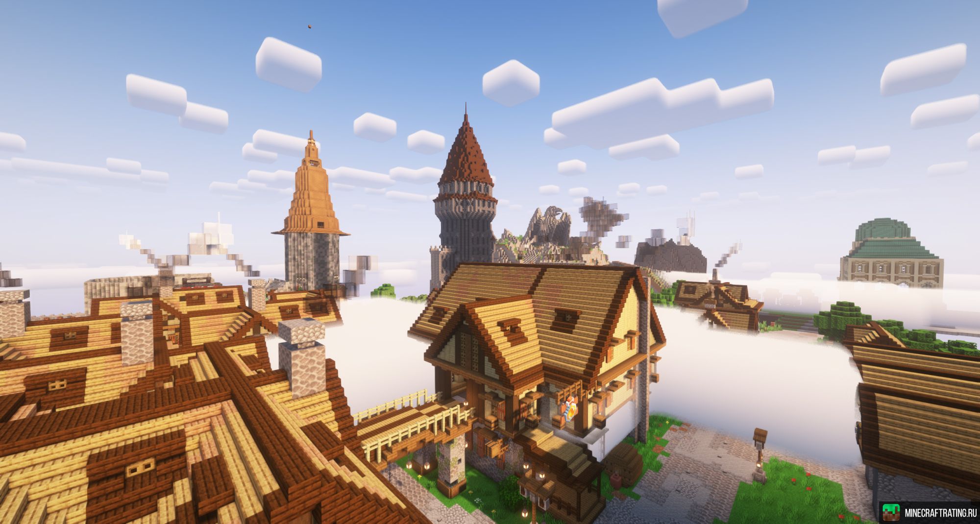 Скриншот QvMine сервер Майнкрафт