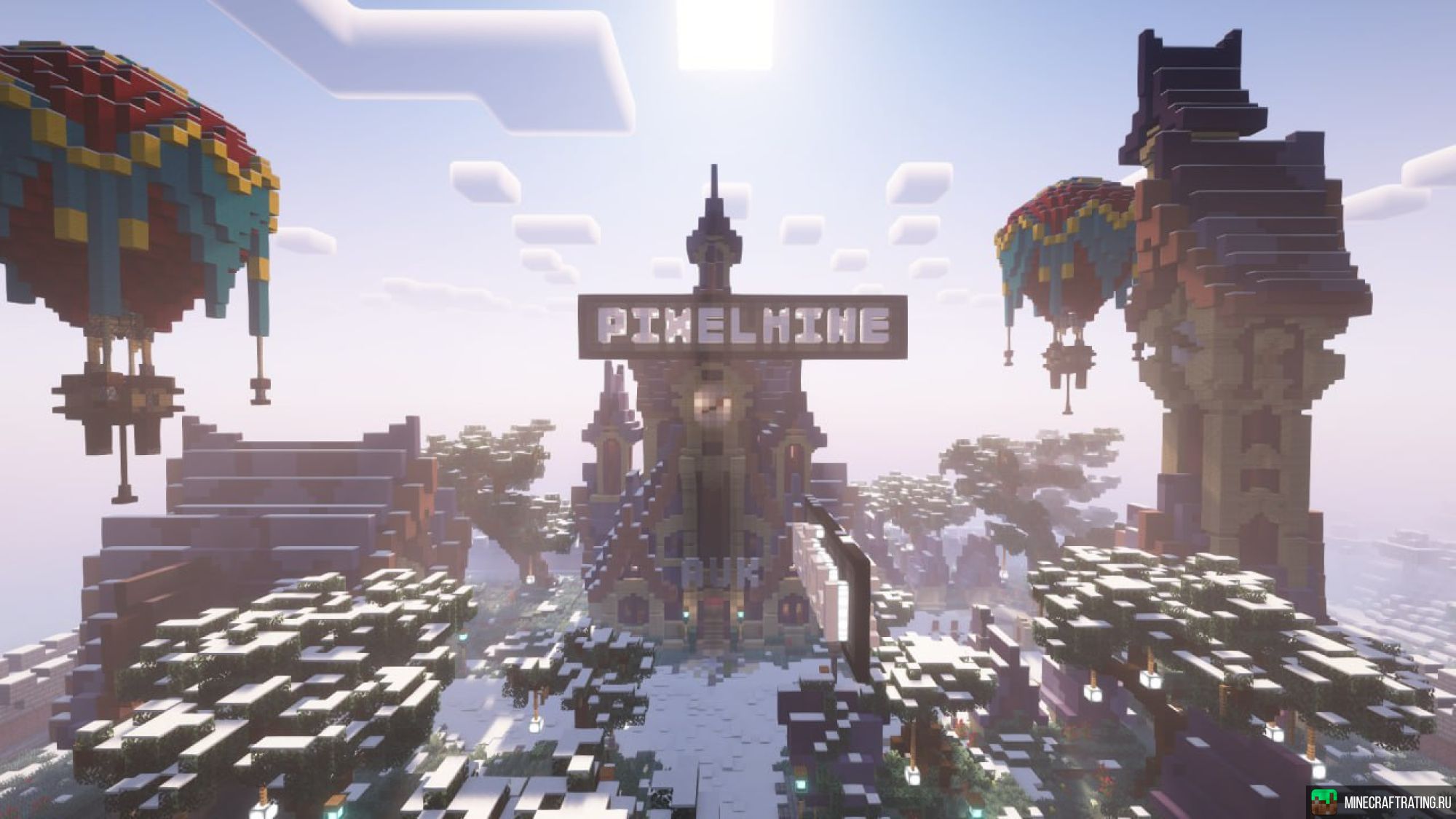 Скриншот PixelMain сервер Майнкрафт