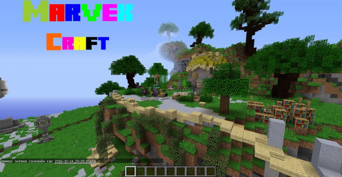 Скриншот Marvex Craft 1.8 сервер Майнкрафт