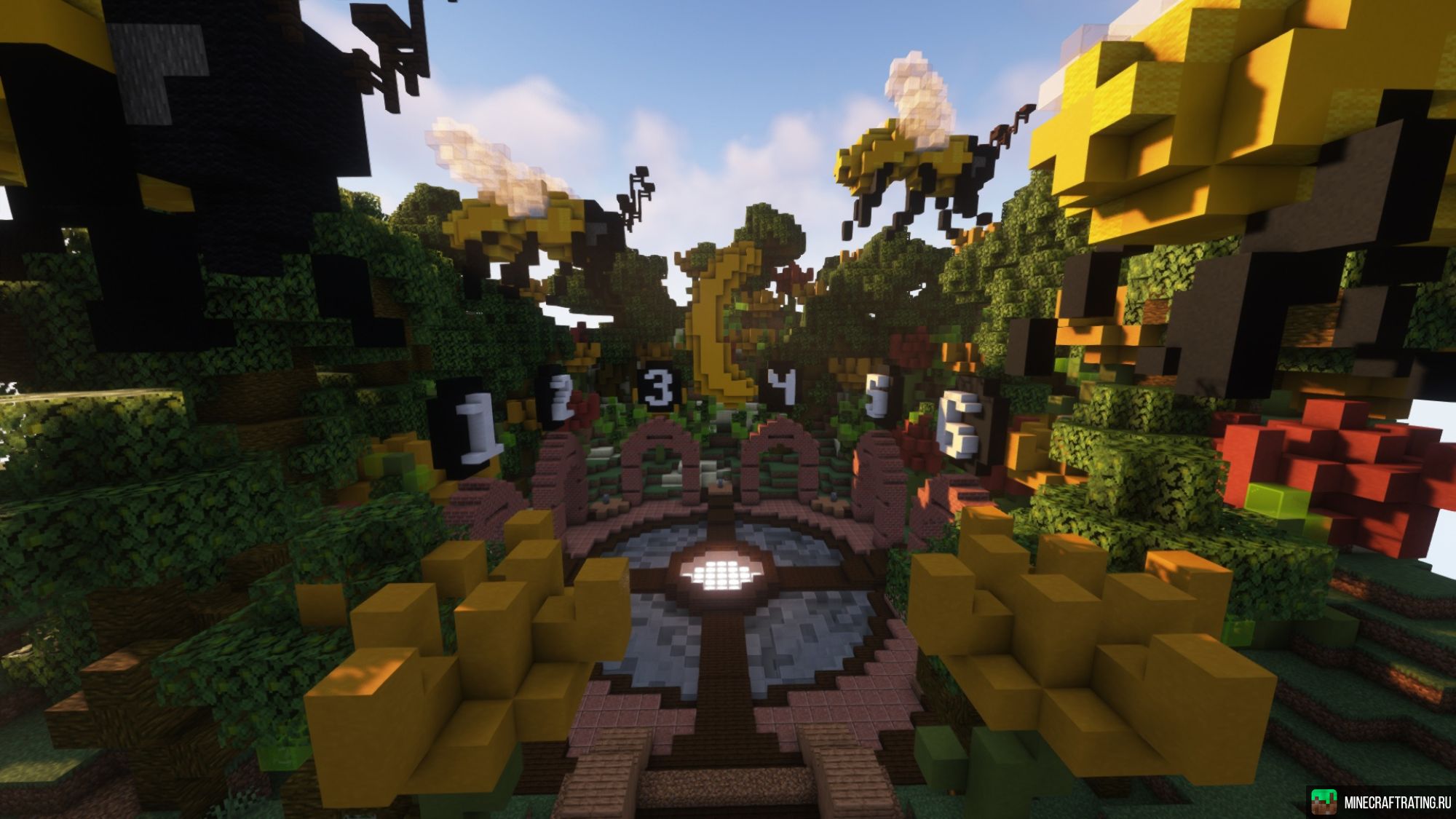 Скриншот ＢＡＮＡＮＡＣＲＡＦＴ ОБНОВЛЕННОЕ ВЫЖИВАНИЕ 08.02.2026 сервер Майнкрафт