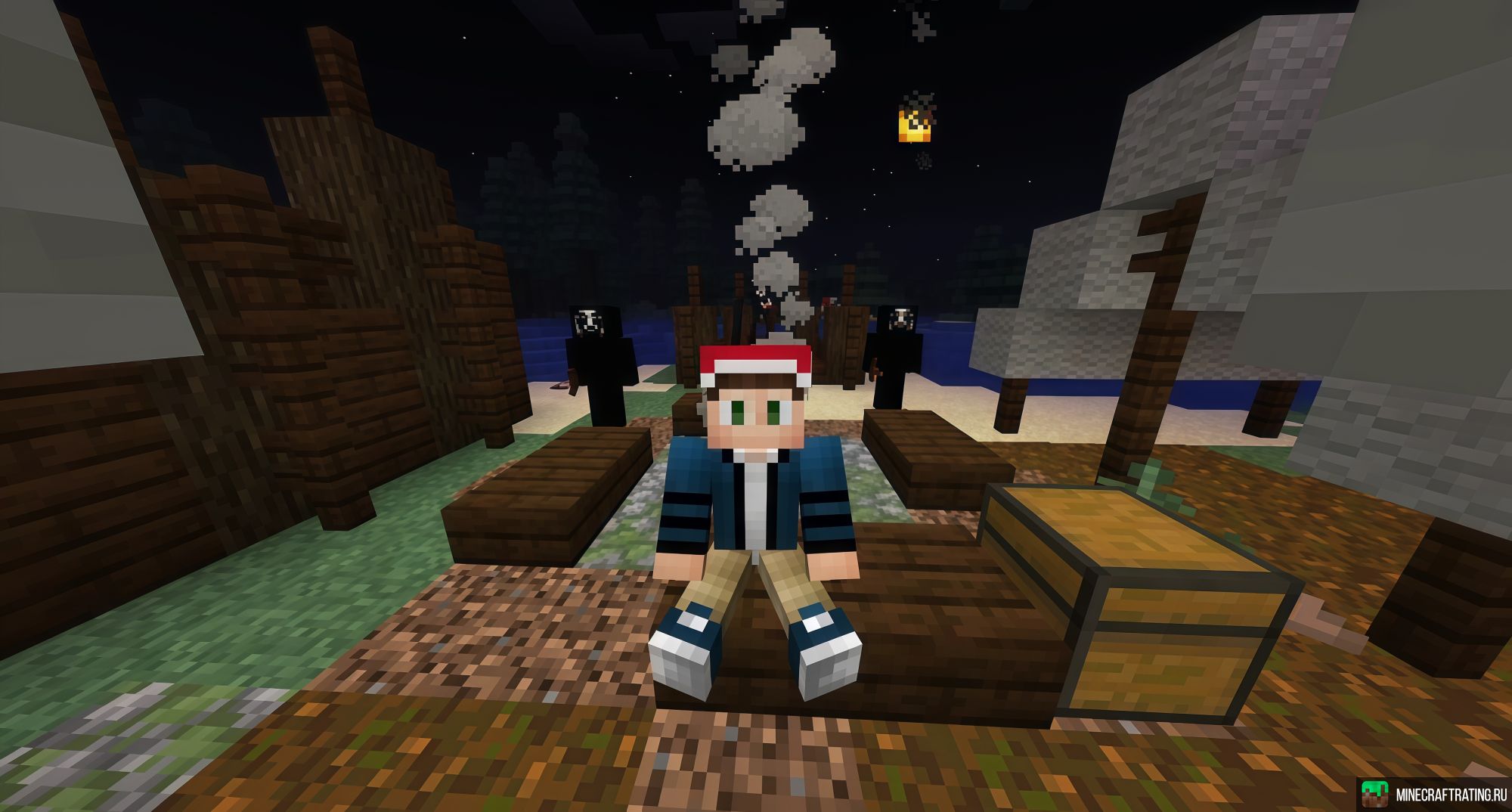 Скриншот Sodacubes - Horror survival РОЗЫГРЫШИ МОДЫ сервер Майнкрафт