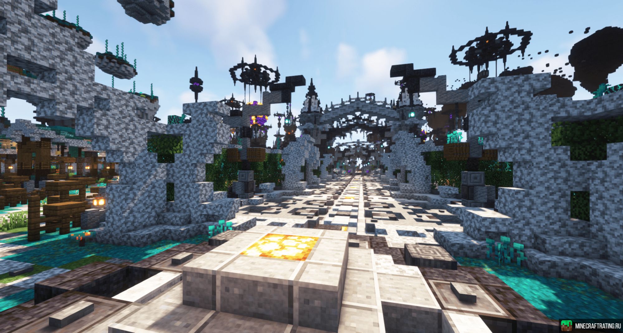 Скриншот ⚡SKYMINE - 1.20.2 выживание БЕЗ ГМ⚡ сервер Майнкрафт