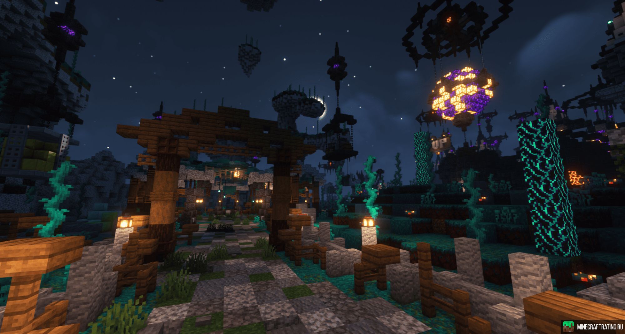 Скриншот ⚡SKYMINE - 1.20.2 выживание БЕЗ ГМ⚡ сервер Майнкрафт