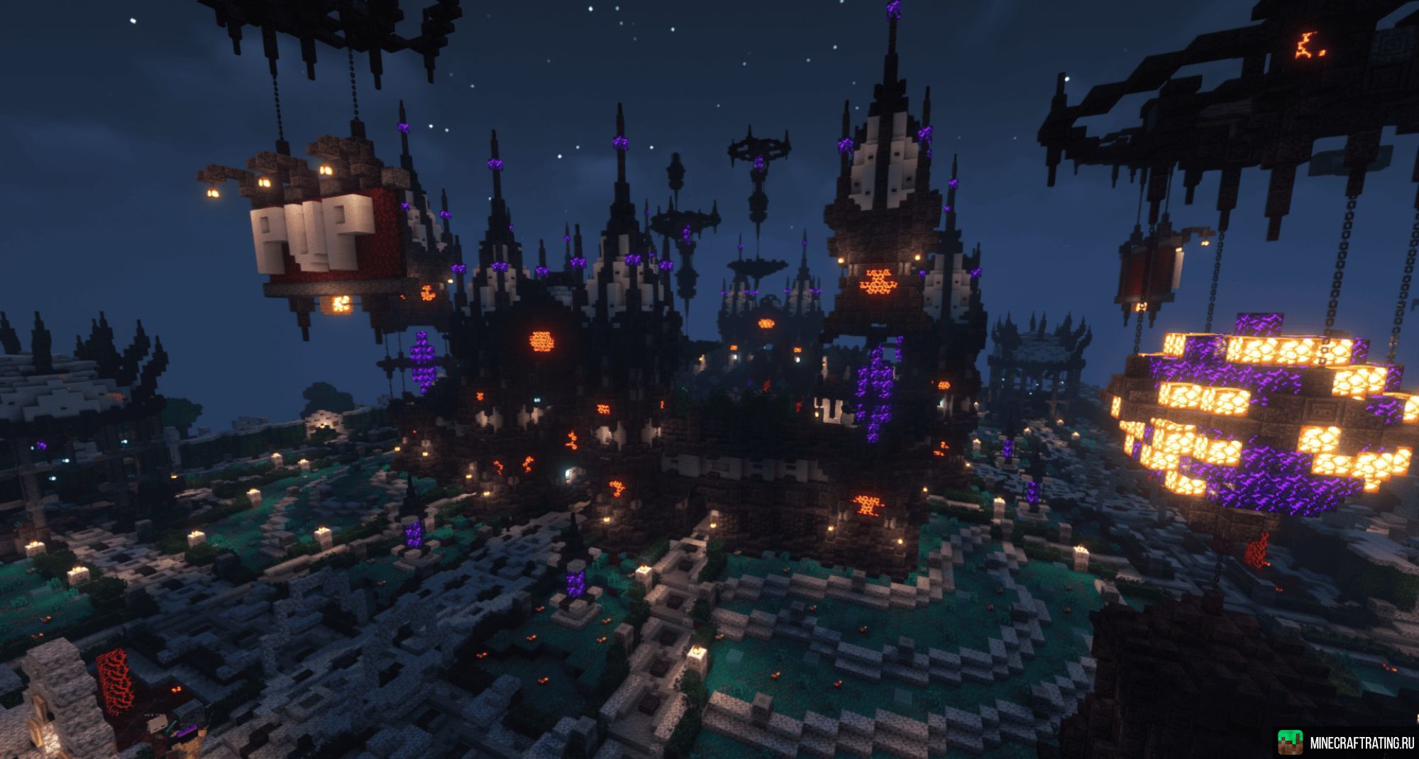 Скриншот ⚡SKYMINE - 1.20.2 выживание БЕЗ ГМ⚡ сервер Майнкрафт