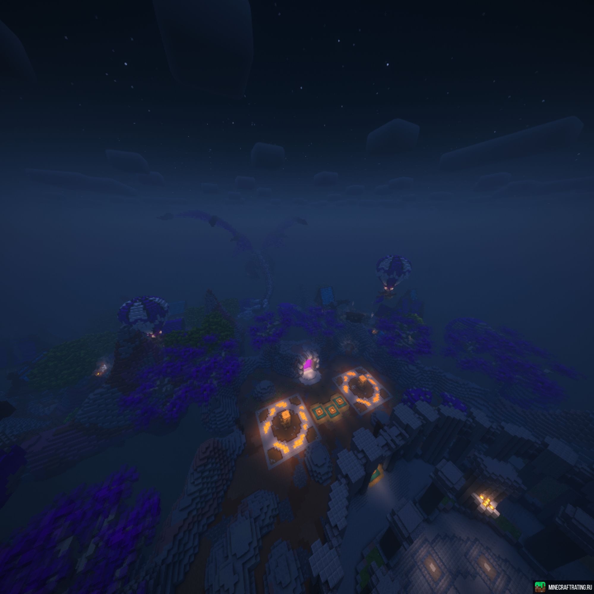 Скриншот 💜💜CAVEBLOCK💜💜лучший в СНГ сервер островов💜💜 сервер Майнкрафт