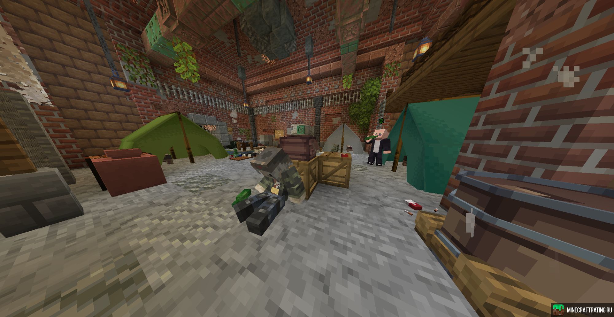 Скриншот WISS CRAFT - Зомби апокалипсис [DayZ] [RU] [1.21] сервер Майнкрафт