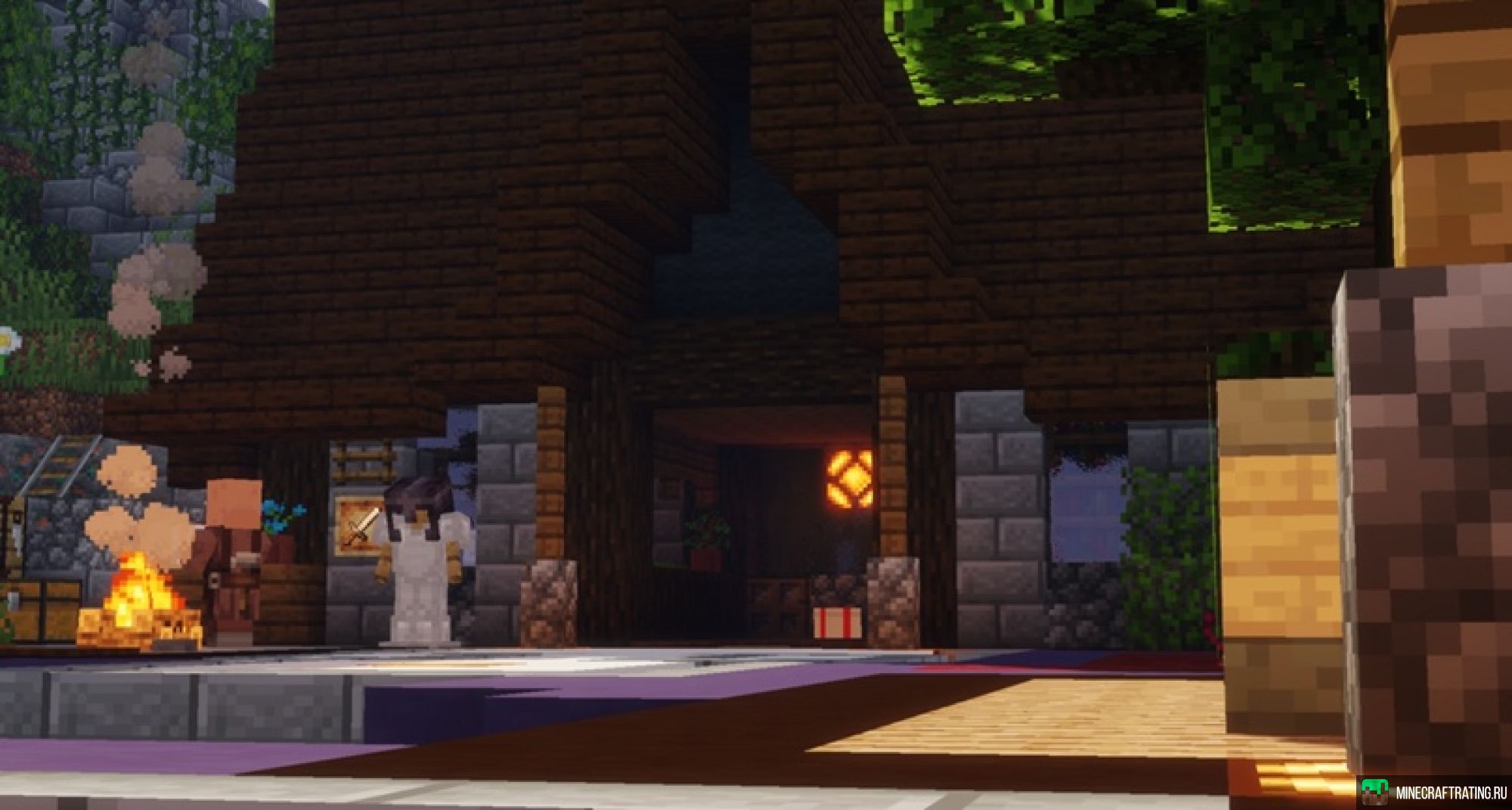 Скриншот 𐌀Ᏽ𐌄𐌌𐌀Ᏽ𐌉𐌂 сервер Майнкрафт