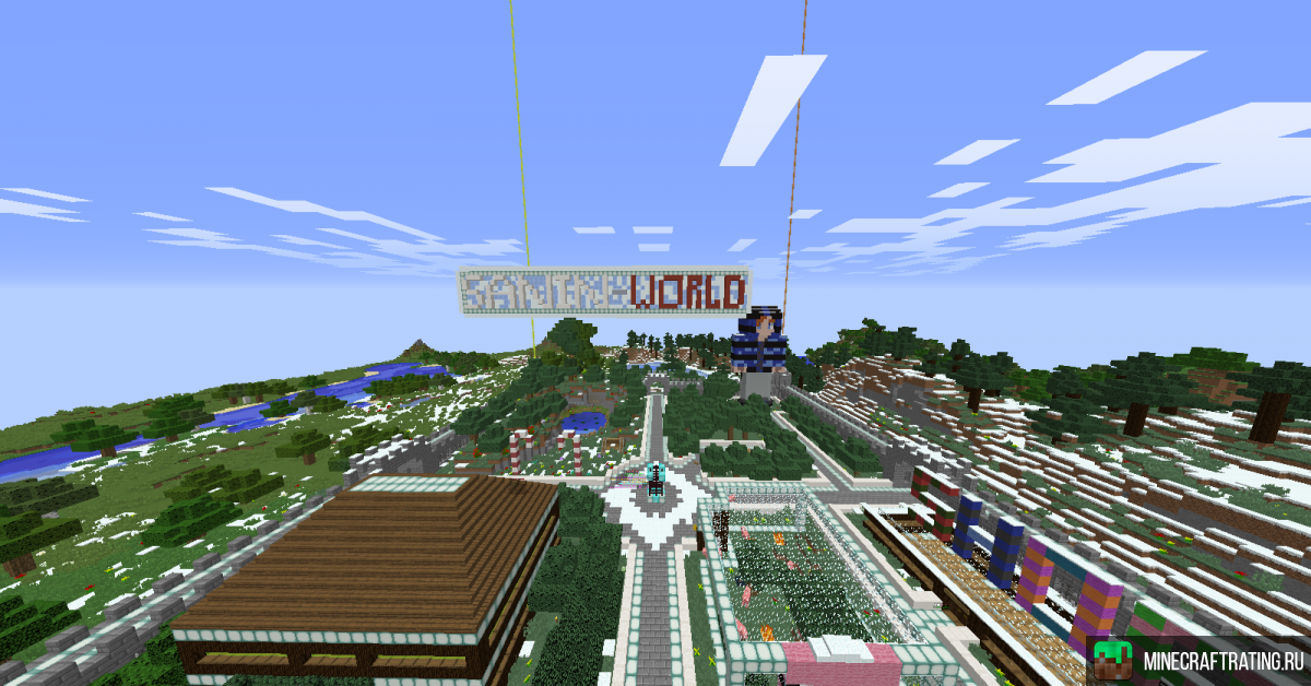 Скриншот SANIN-WORLD сервер Майнкрафт