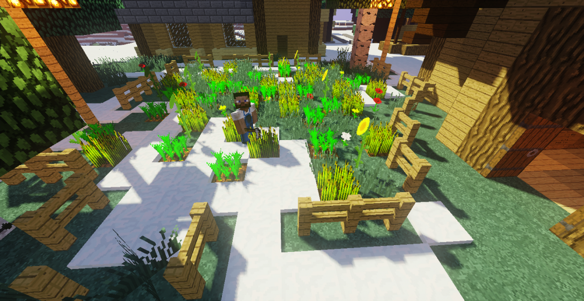 Скриншот SnowHelm . сервер Майнкрафт