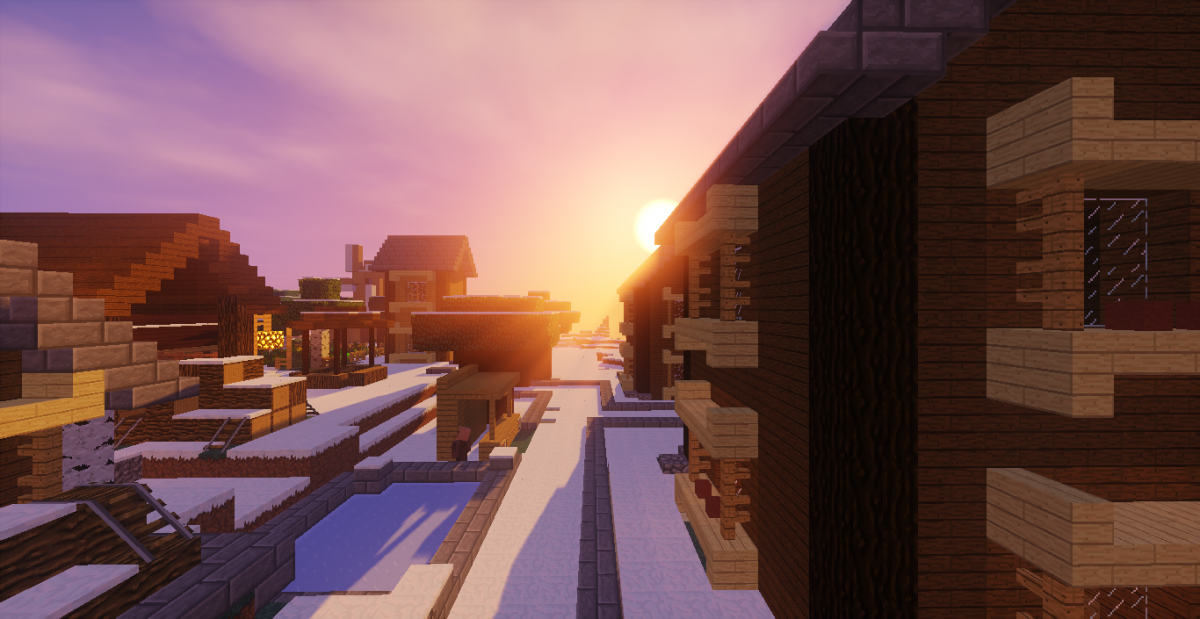 Скриншот SnowHelm . сервер Майнкрафт