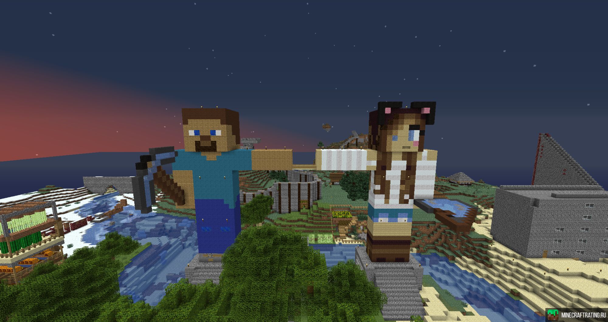 Скриншот ▶️ Expandion | Ванилла, Выживание, СкайБлок, Дюп 😊 сервер Майнкрафт