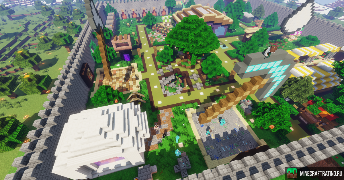 Скриншот ❤️ DupeMine ⭐Выживание + МиниИгры + 1000LvL ▶️ сервер Майнкрафт