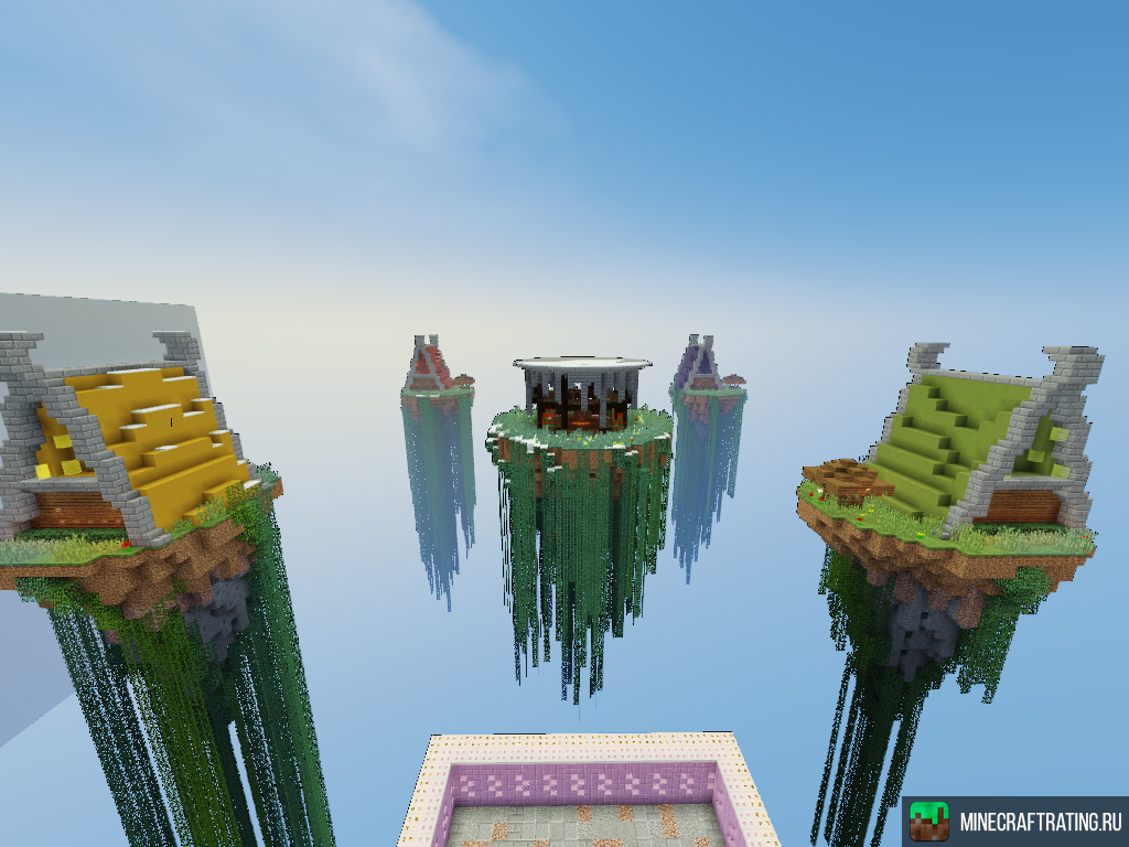 Скриншот Mushroom planet сервер Майнкрафт