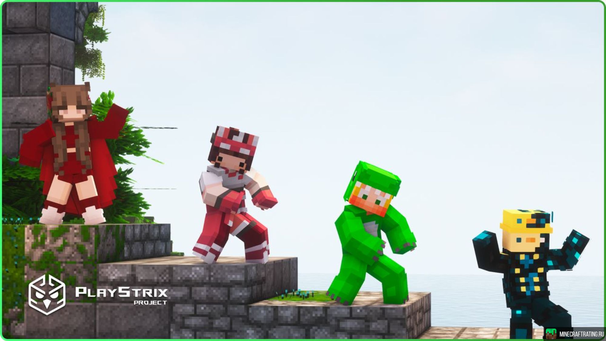 Скриншот PlayStrix OneBlock | Survival сервер Майнкрафт