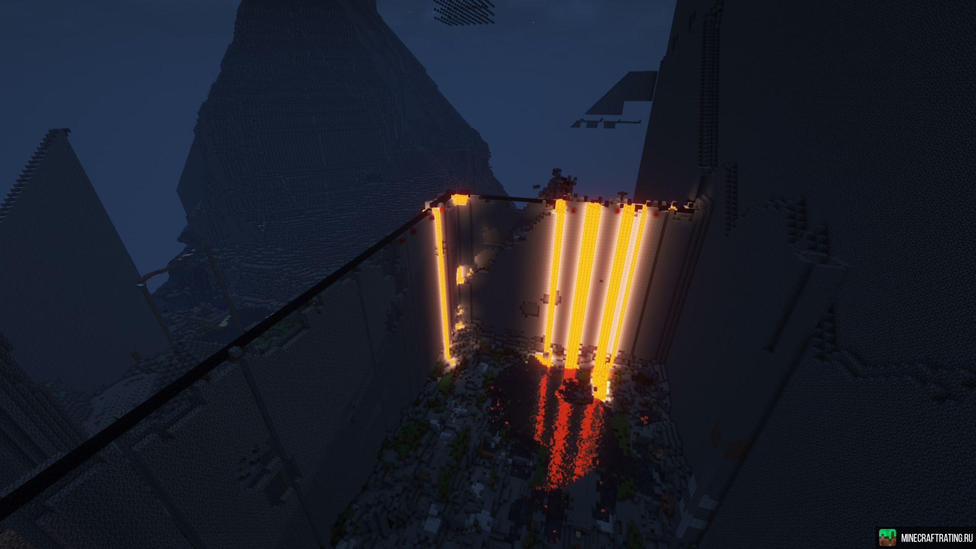 Скриншот /new places/ сервер Майнкрафт