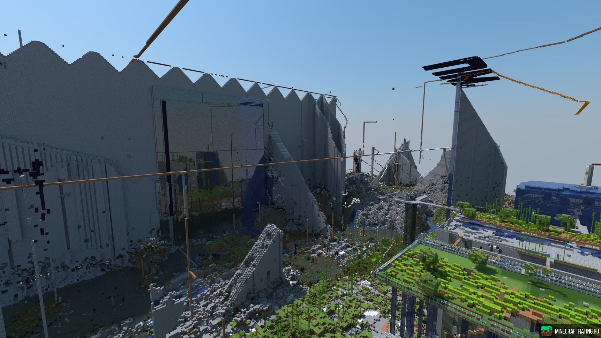 Скриншот /new places/ сервер Майнкрафт