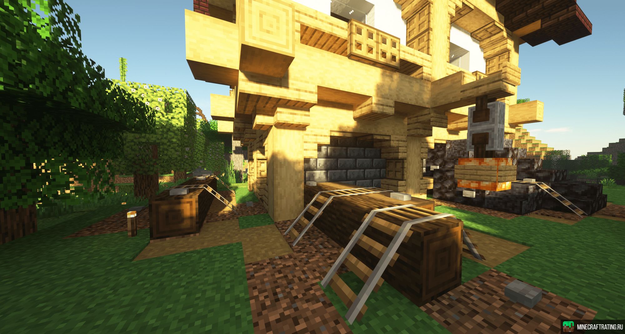 Скриншот Makoto Ванилла выживание сервер Майнкрафт