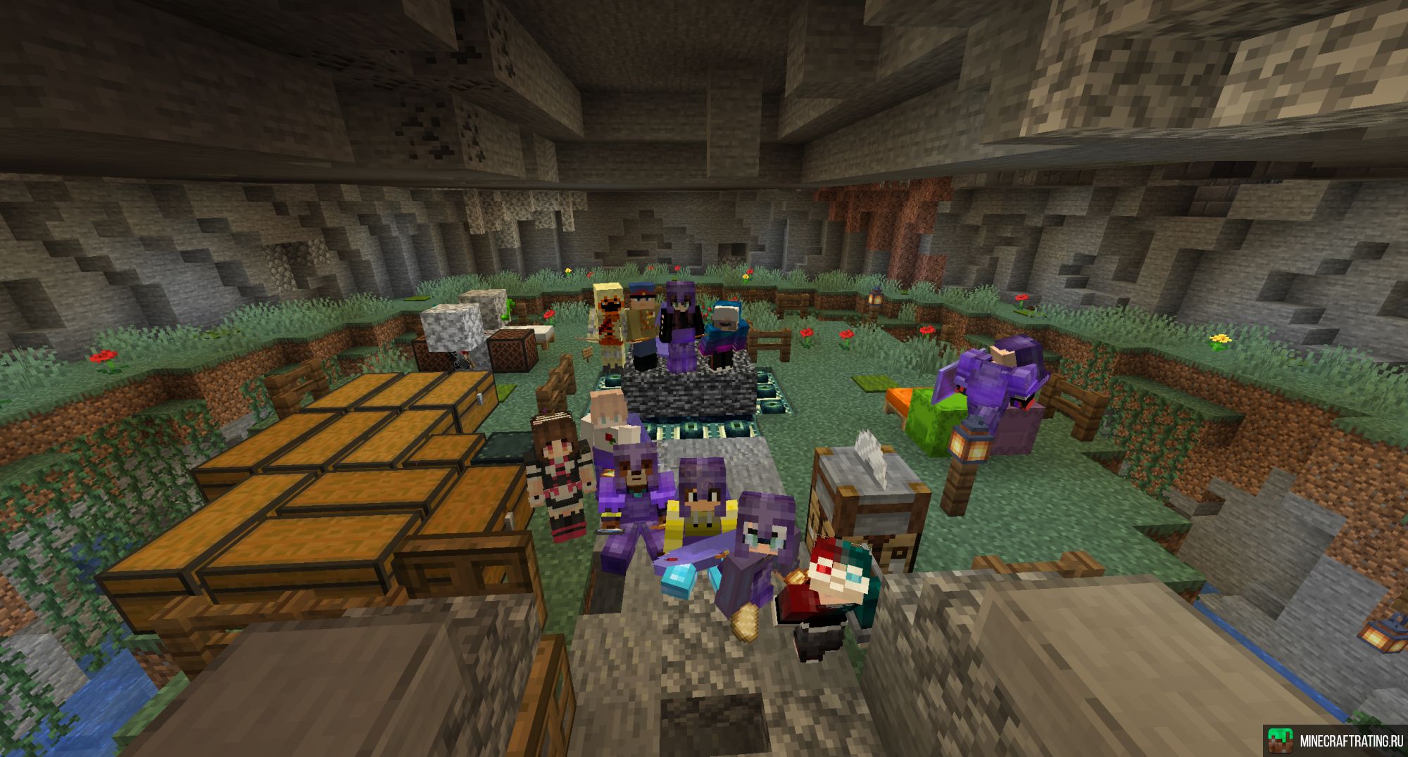 Скриншот Makoto Ванилла выживание сервер Майнкрафт