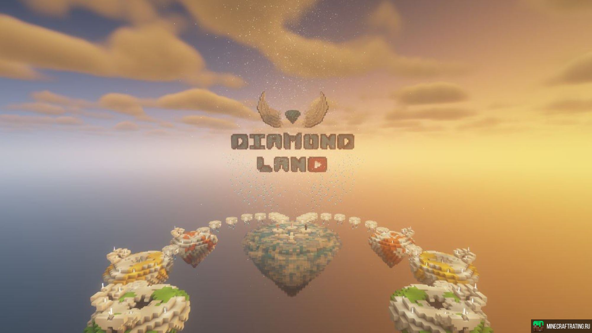 Скриншот ⚔️ DiamondLand⚡Анка/Гриф/RUST/МиниGAMES 1.16.5 ❤️ сервер Майнкрафт