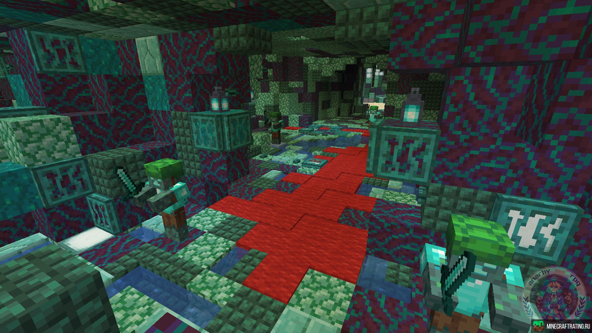 Скриншот ClewRine сервер Майнкрафт