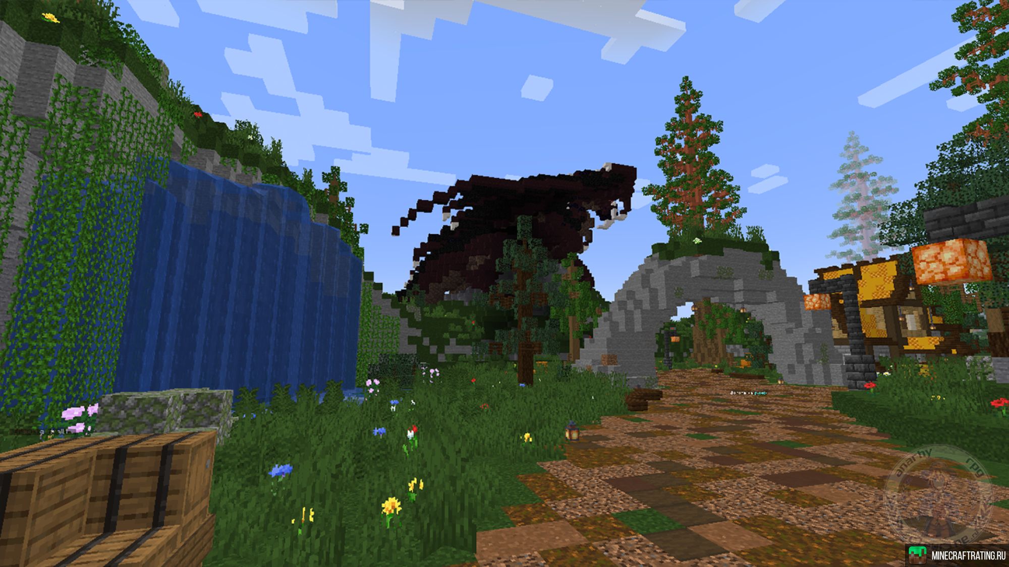 Скриншот ClewRine сервер Майнкрафт