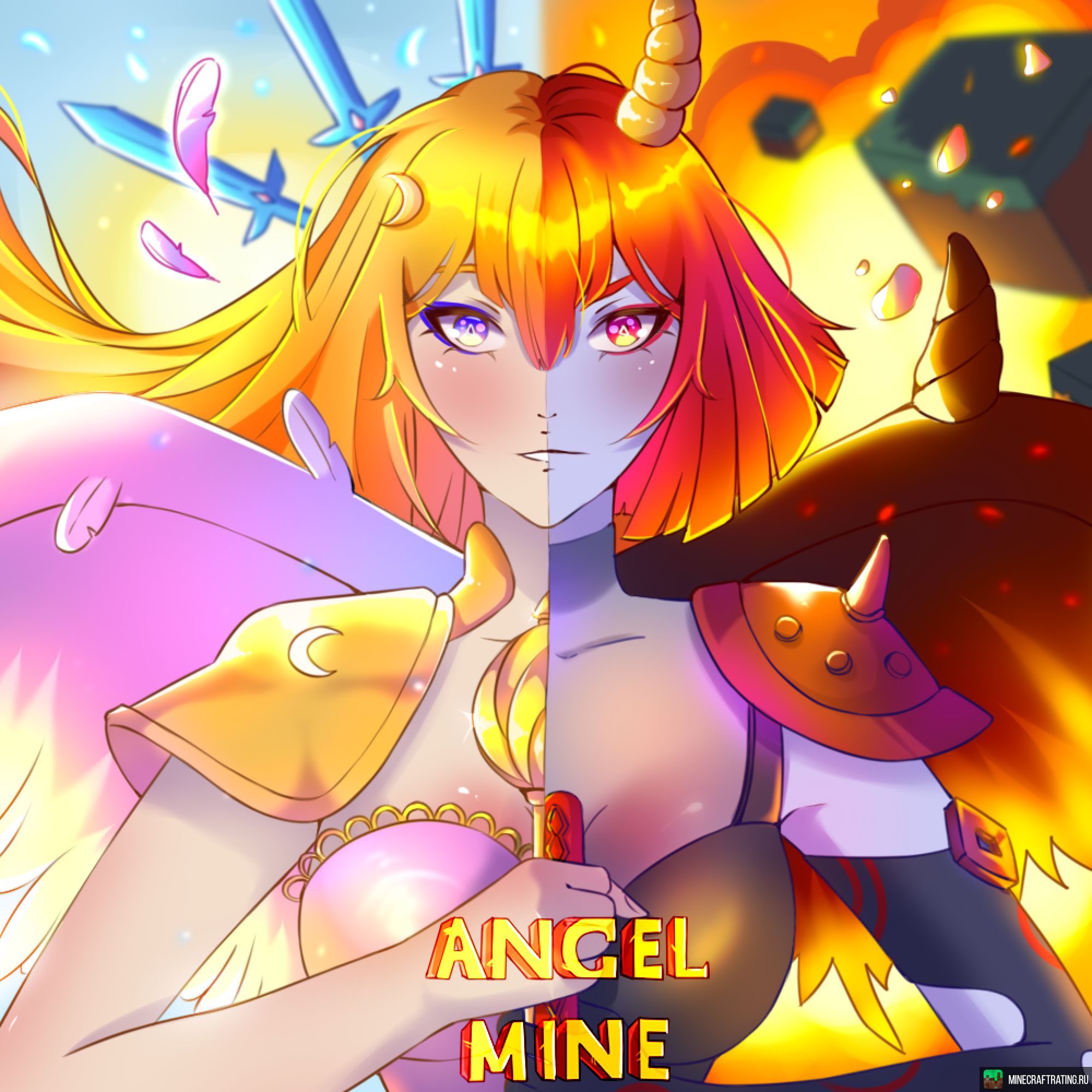 Скриншот ⚡ ANGELMINE ⚡ ТОПОВЫЙ ГРИФЕРСКИЙ СЕРВЕР сервер Майнкрафт