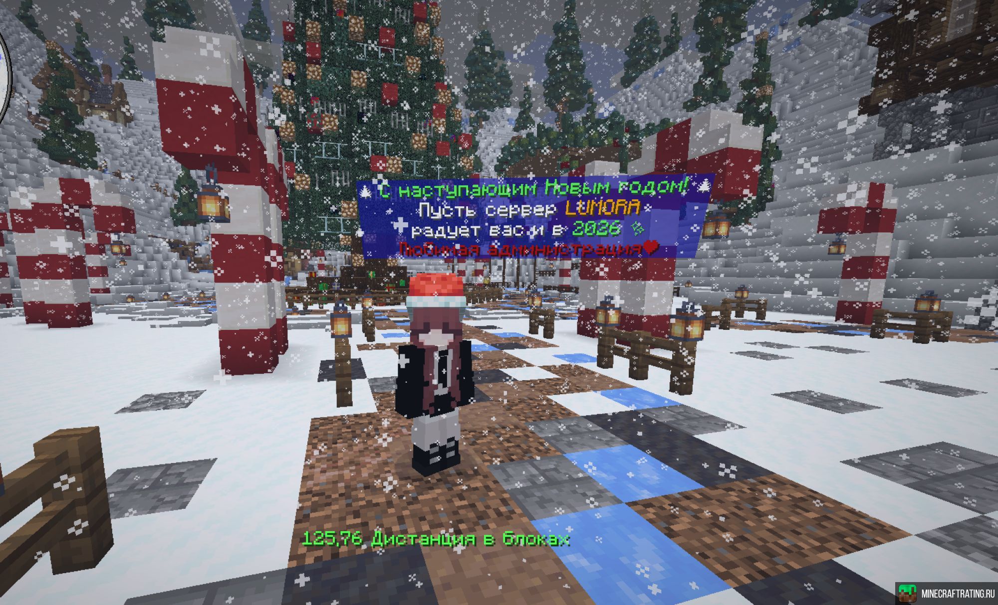 Скриншот Lumora сервер Майнкрафт
