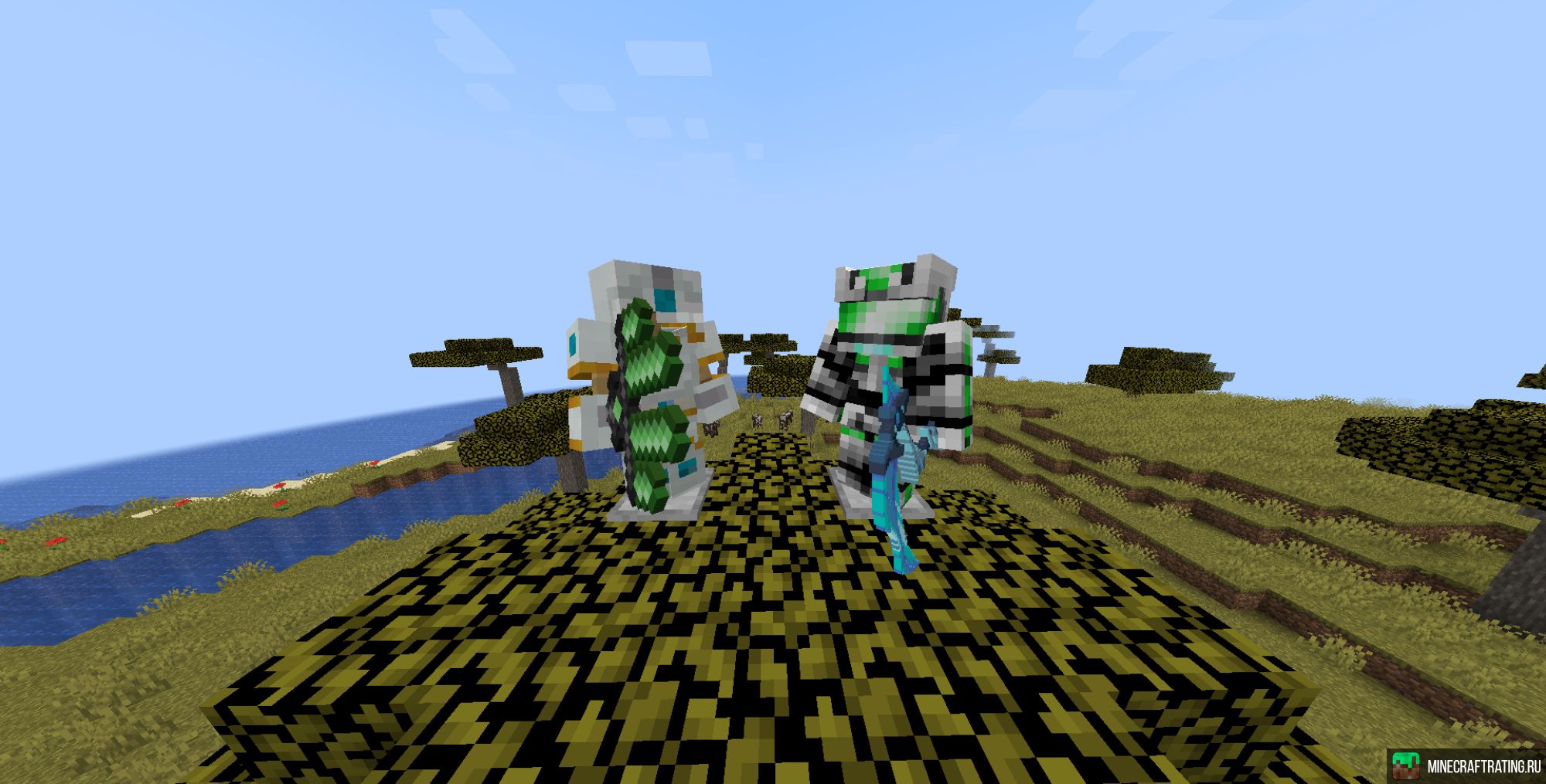 Скриншот Ancient .. Новая броня, оружие, руды и зачарования сервер Майнкрафт